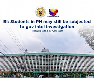 菲律宾移民局:可对持学生签外国人展开调查