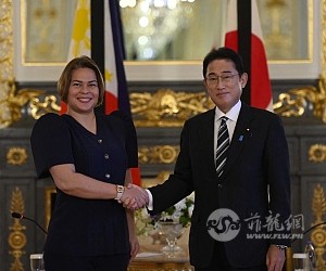 菲律宾副总统萨拉前往日本参加安倍晋三国葬