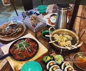 宁静的韩式花园餐厅，不仅食物美味风景还优美！